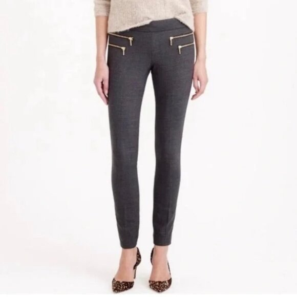 J Crew Zippered Minnie Wool Pants Size 2 - Picture 11 of 11